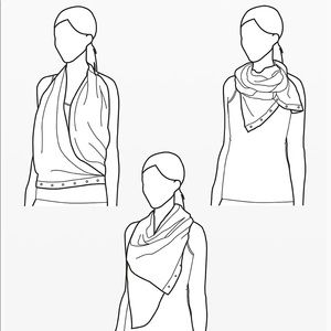 lululemon customizable snap scarf